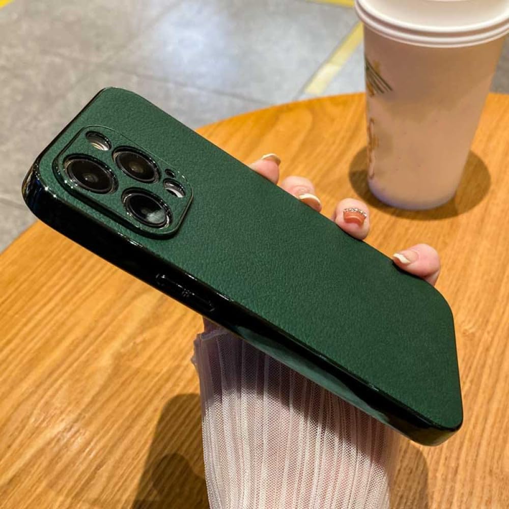 Coque en cuir luxe iPhone 14 Plus et 13 Pro Max protection silicone élégante ENILSA
