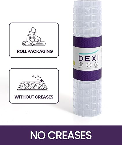 Miniatura 24 de DEXI - Tapete de baño y ducha, extra largo, 16 x 39 pulgadas, antideslizante con ventosas y agujeros de drenaje, lavable a máquina, libre