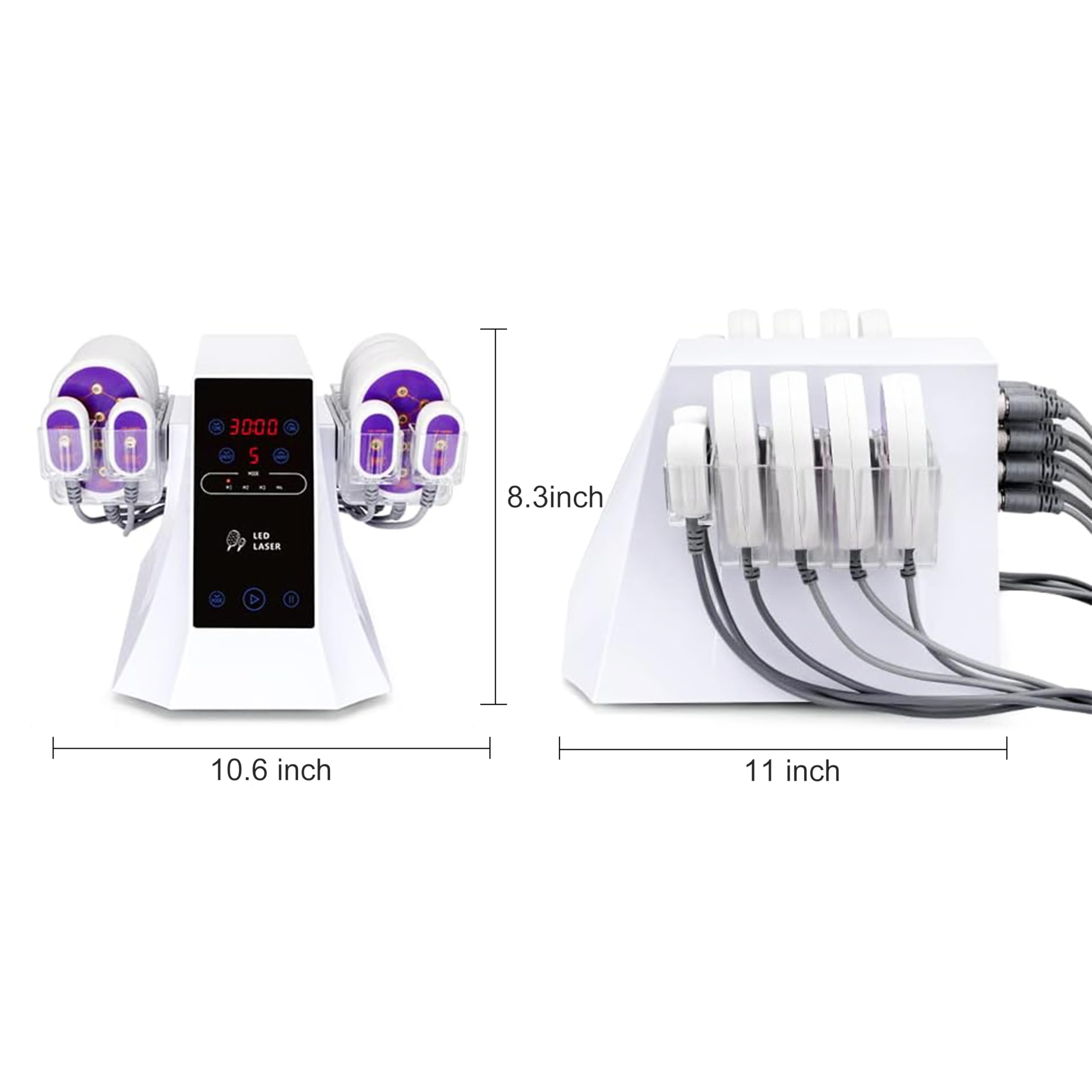 Body Shaping Massager 12 Pad Light Care Pad Gerät für Anti-Cellulite-Beauty-Maschine Elitzia ET1210J