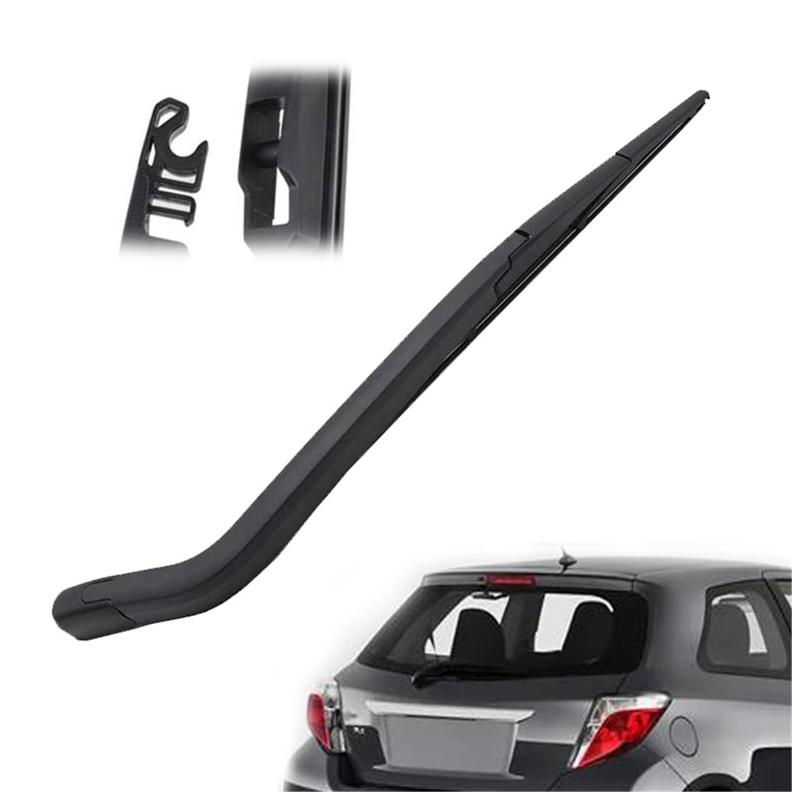 Kit Set Braccio E Spazzola Tergicristallo Posteriore da 12" per T&oyota per Yaris 3 Hatchback 2011-2019 Parabrezza Parabrezza Portellone Posteriore Finestrino Tergicristallo