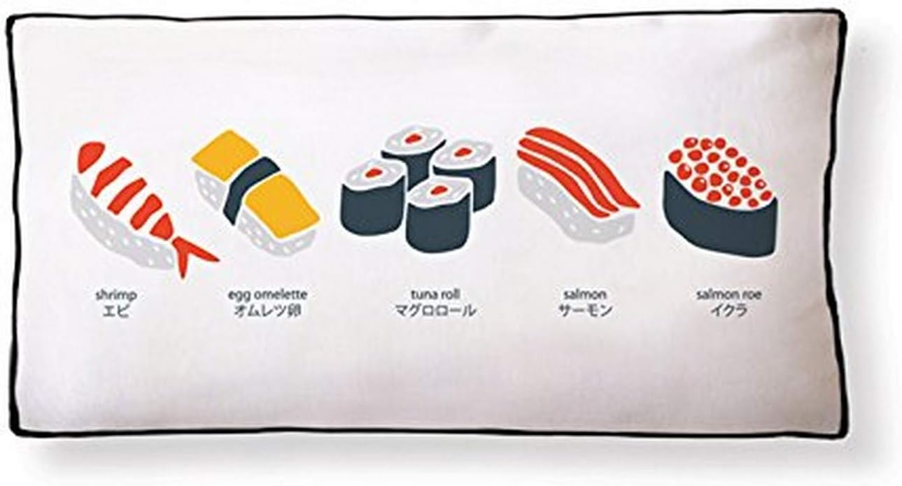 Simply Sushi Pillow, Multicolored, Multi