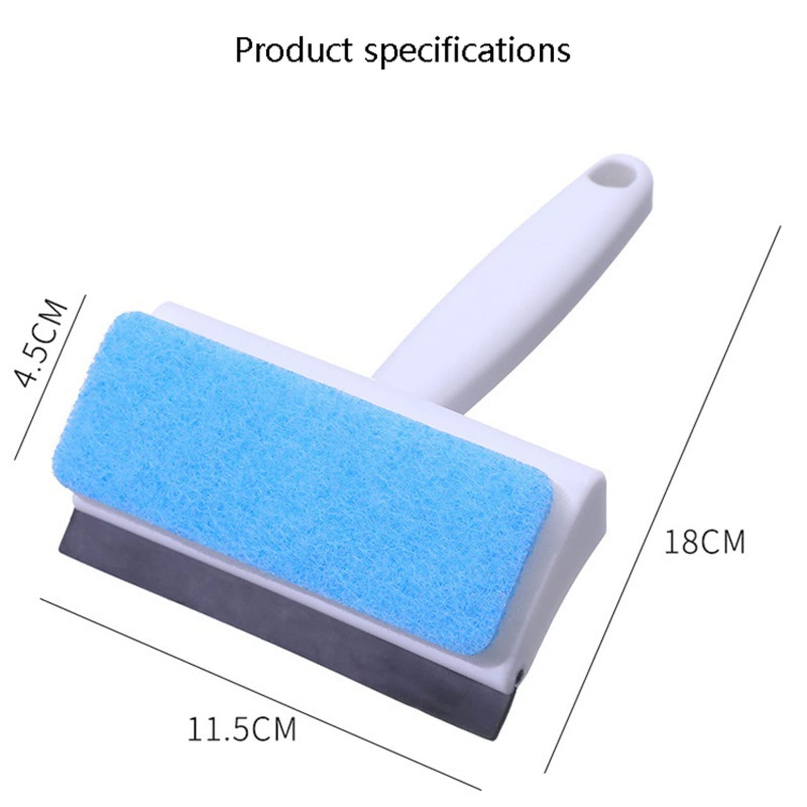 Rasquetas para Ducha, Rascador de limpiaparabrisas Esponja Doble Cara Azul for Ducha