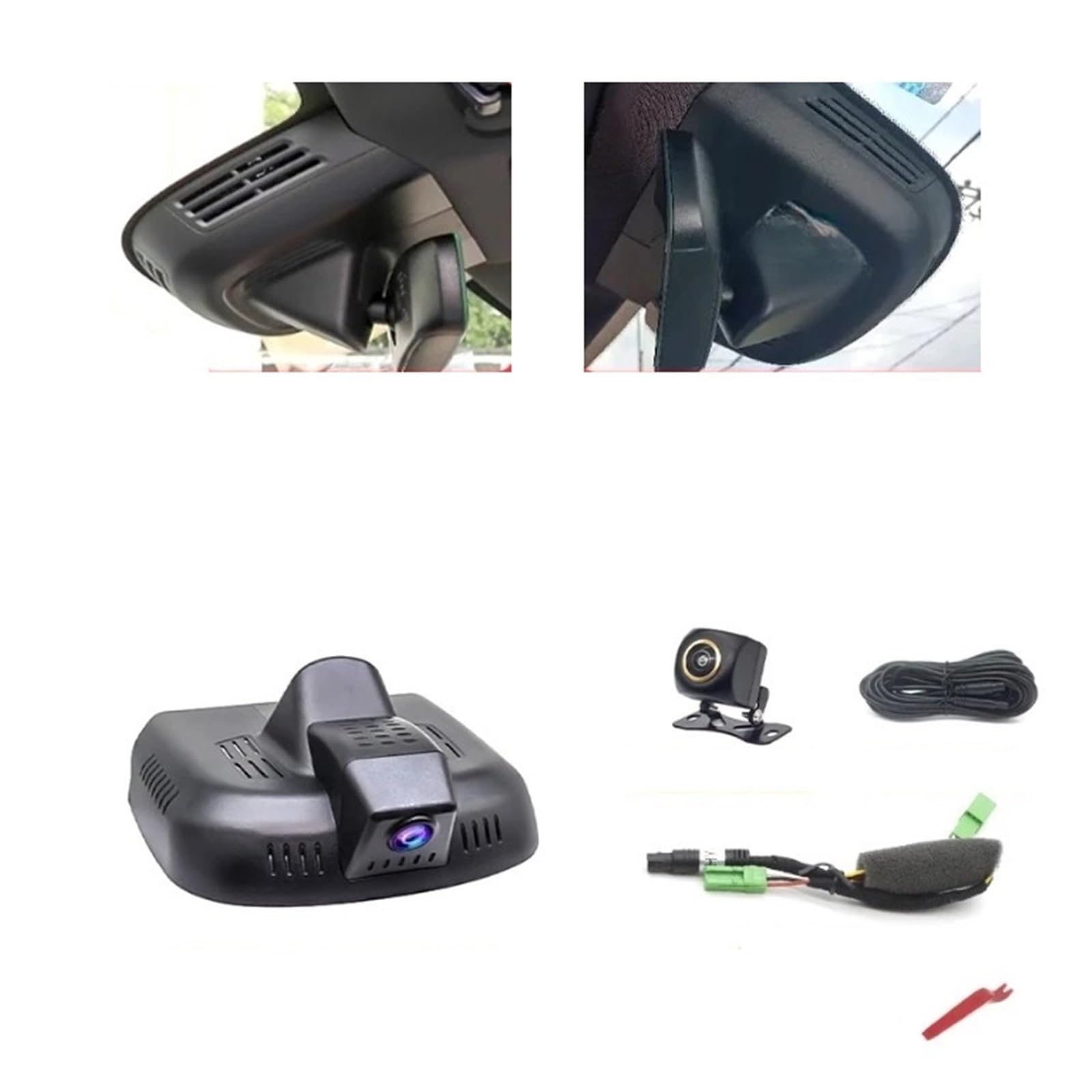 Car Drive Recorder Dash Camera Compatible for Volvo EX30 2024 2025 4K Hidden DVR Original Style Fit Dashcam
