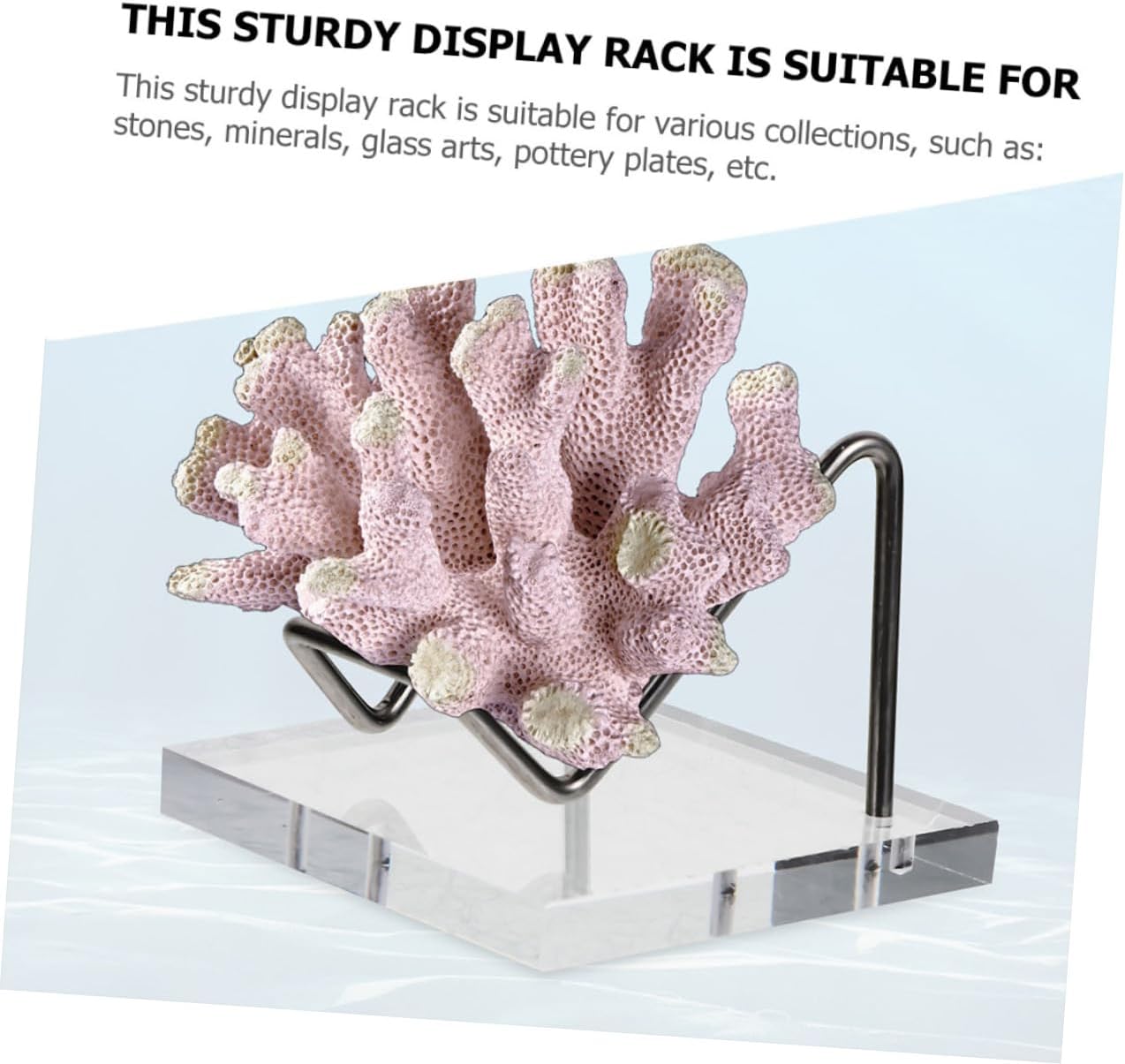 2pcs Acrylic Crystal Sphere Display Stand Unique Mineral Stand for Sphere Holder for Art Studios