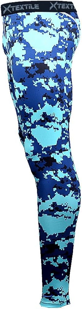 Xtextile 1,2 Pack Mens Camouflage Sports Compression Tight Leggings