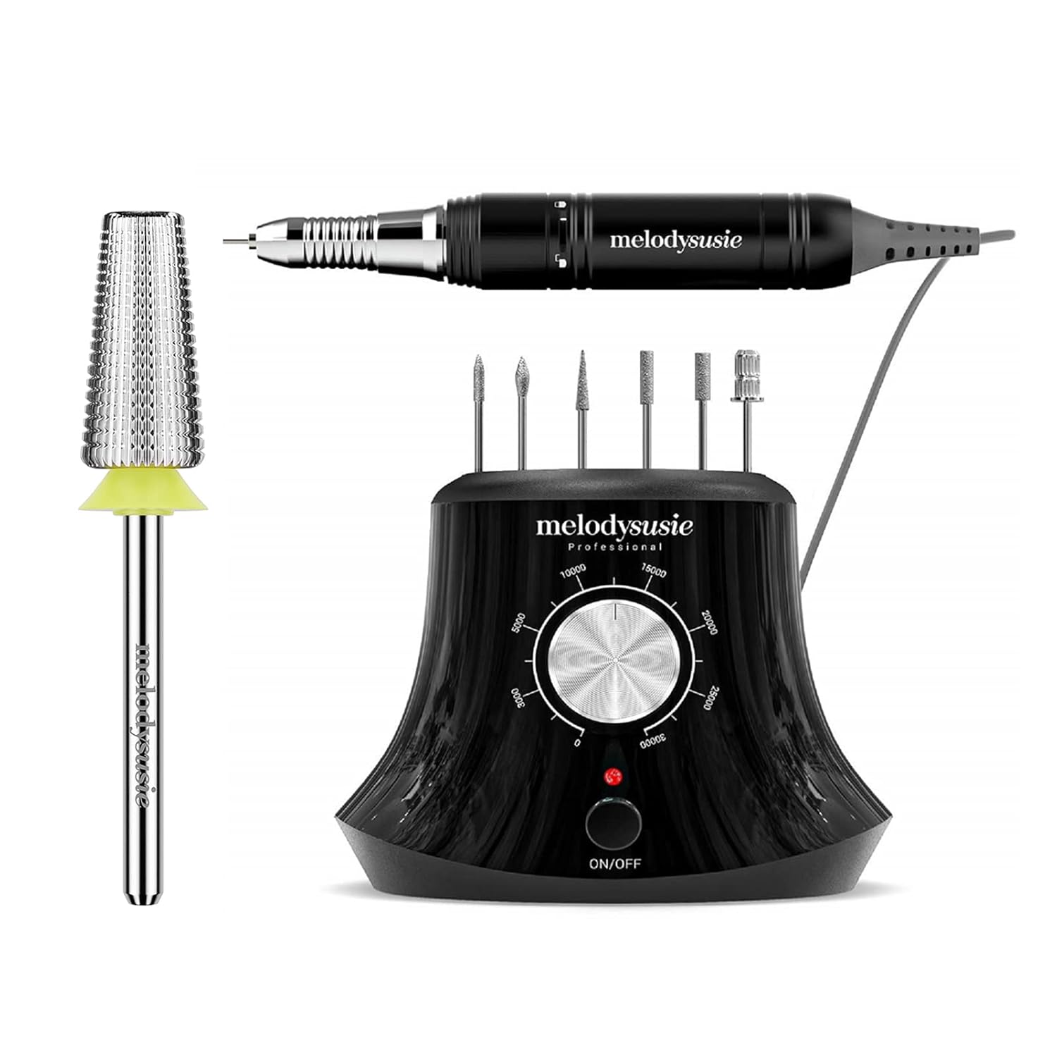 MelodySusie 30000 rpm Professional Nail DrillScarlet, High