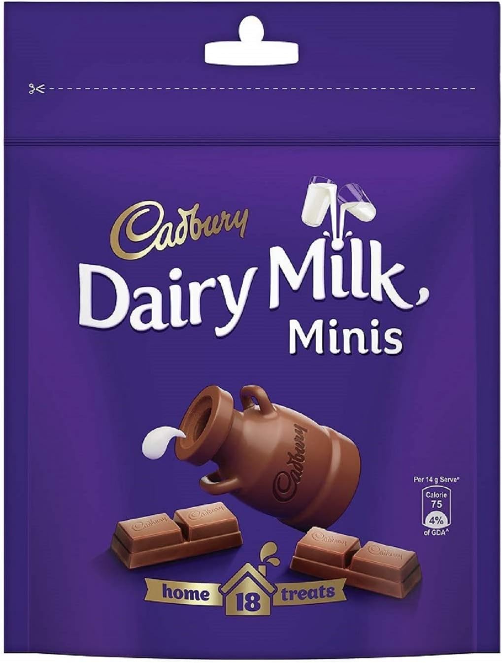 Cadbury Dairy Milk Chocolate Home Treats, 3 X 126 g