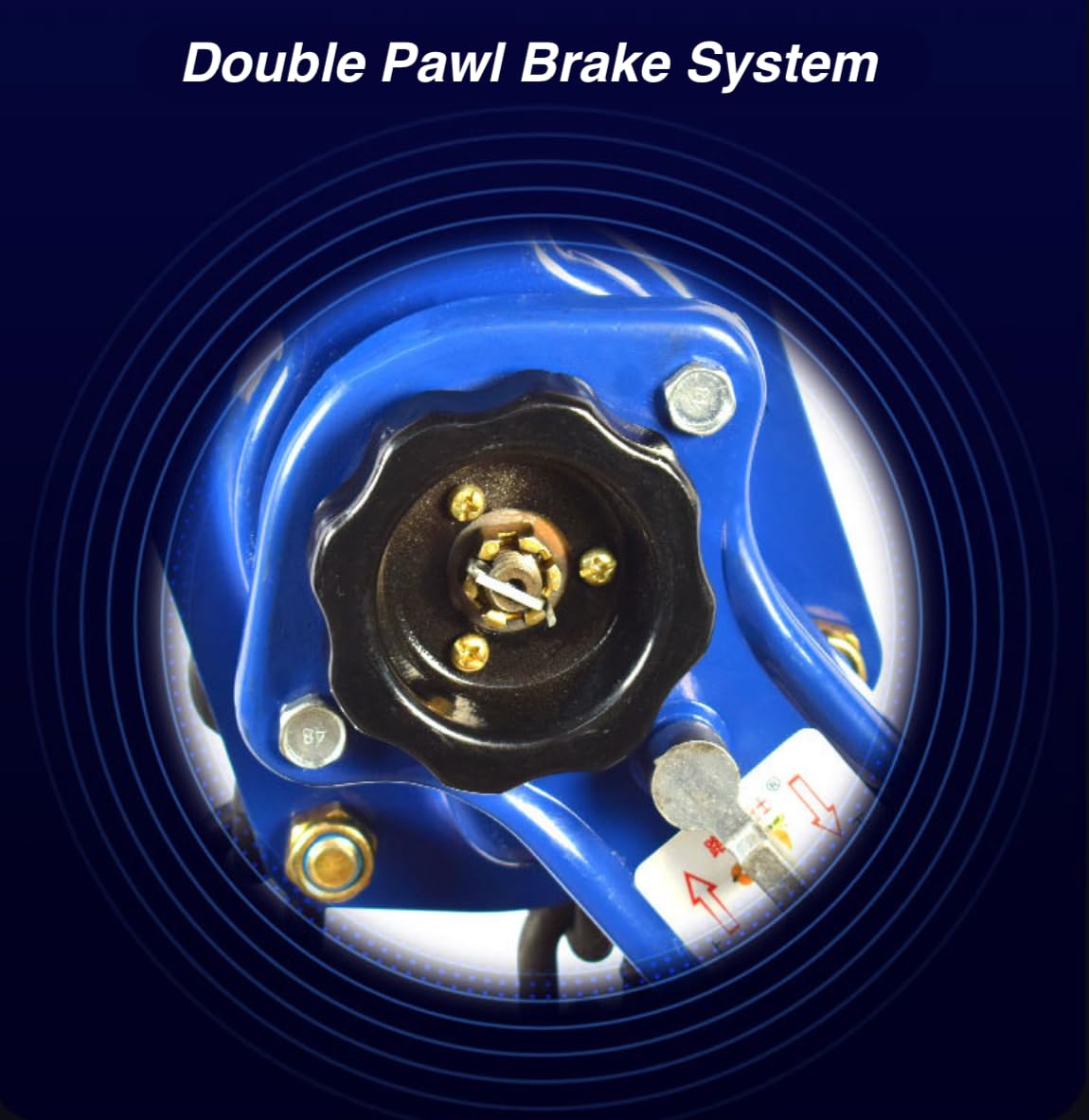 Mefape 1 Ton Hand Chain Hoist 10ft G80 Chain - Heavy Duty Garage Lift Pulley Block for Workshops & Construction