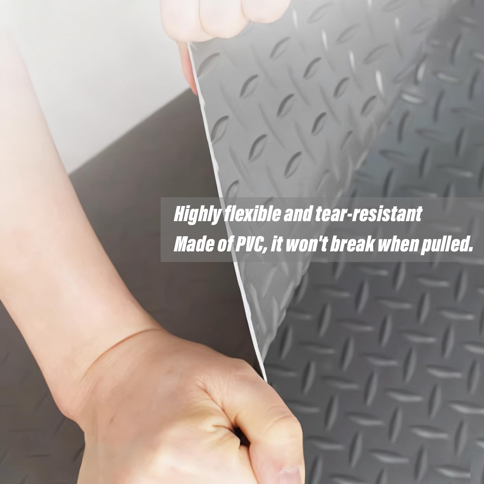 Mata podłogowa do garażu z gumy i PCV