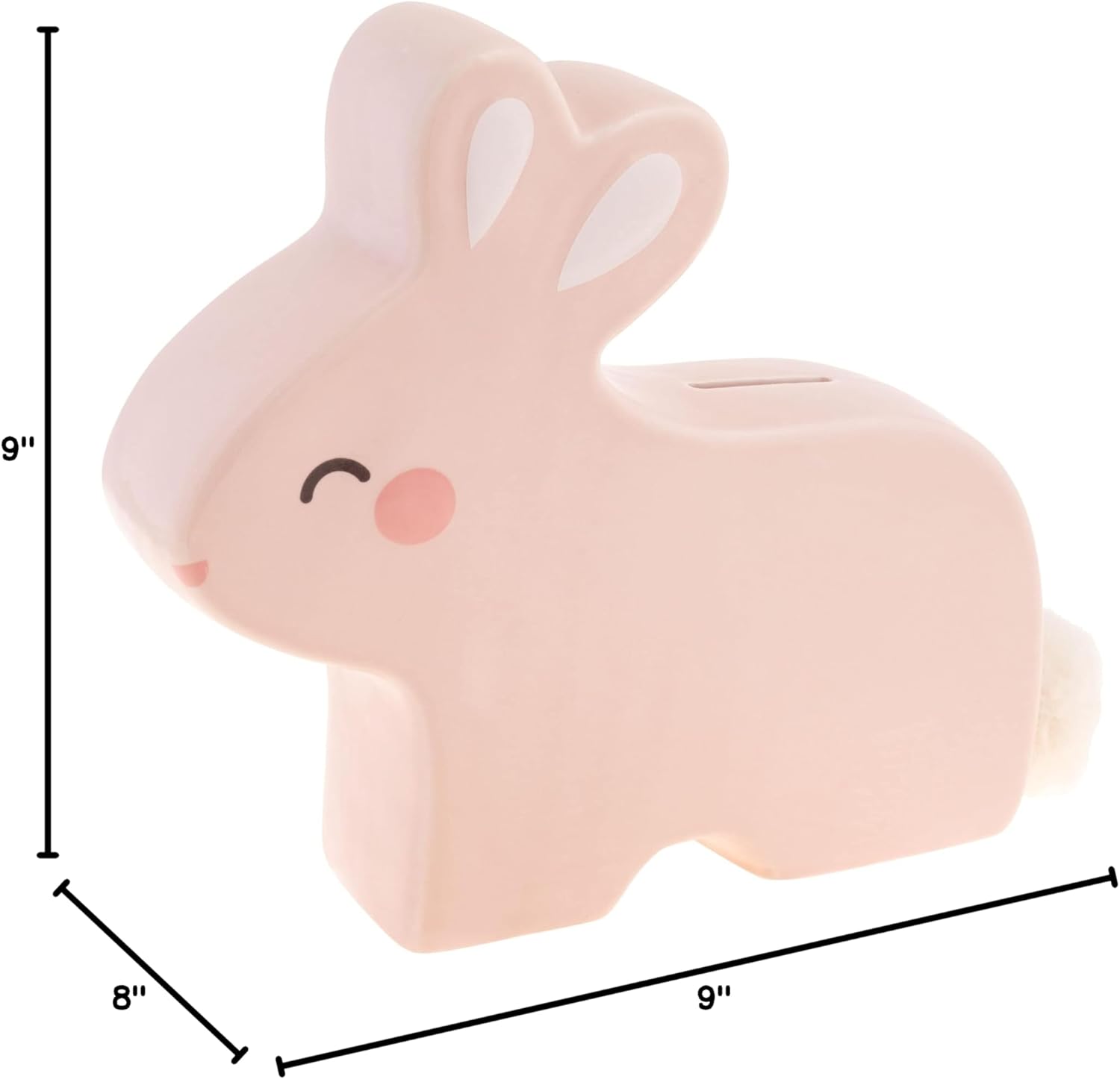 Stephen Joseph Ceramic Coin Bank, Bunny