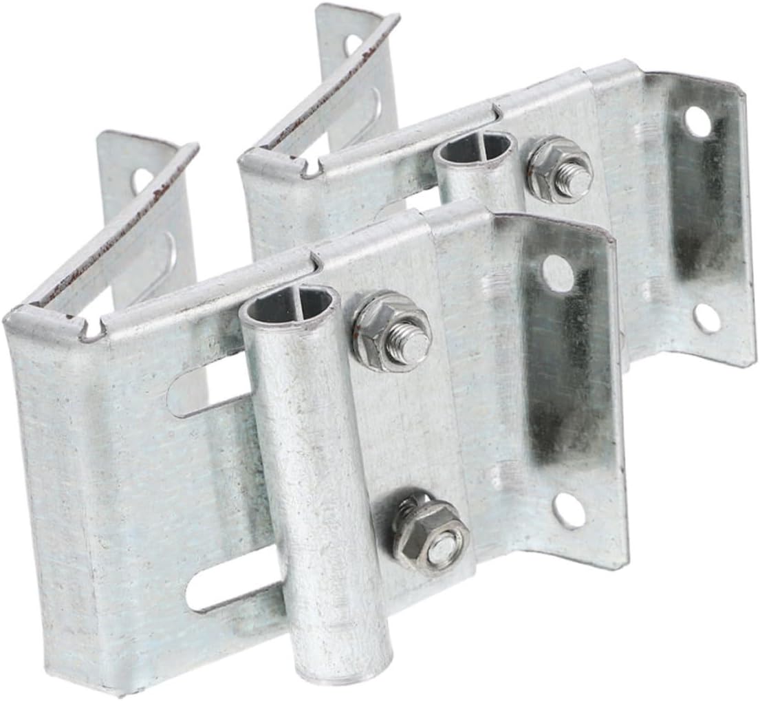 2pcs Garage Door Parts Hardware Replacement Hinges Brackets Easy to Install Versatile for Door Types