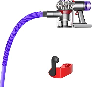 Dryer Lint Vacuum Attachment Compatible with Dyson V15 V12 V11 V10 V8 V7 Gen5 Cordless Vacuum Cleaner, Flexible Dryer Vent Cleaner Kit Lint, The switch lock, so you dont need press the switch tightly