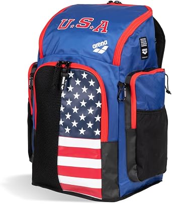 ARENA Team 45 Team 45 Backpack 45 Swimming Athlete Sports Gym Backpack Large Training Gear Equipment Swimming Bag for Men and Women 45 Liters