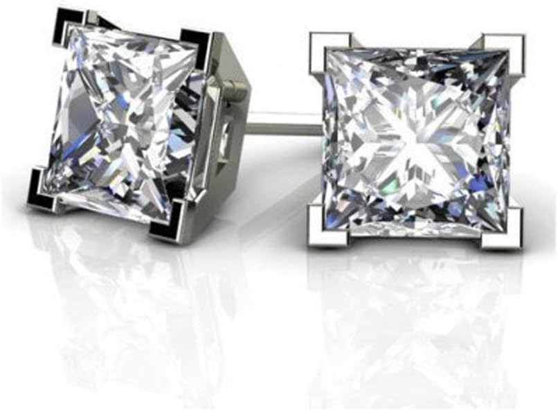 skyjewels 1/5 carats Diamond Ear Studs in 14 k Gold