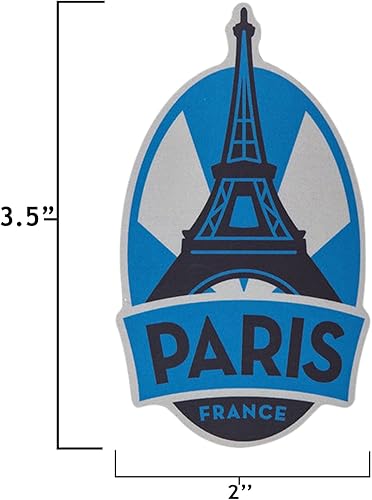 Miniatura 3 de Paris Bundle - Parche de viaje y adhesivo de vinilo