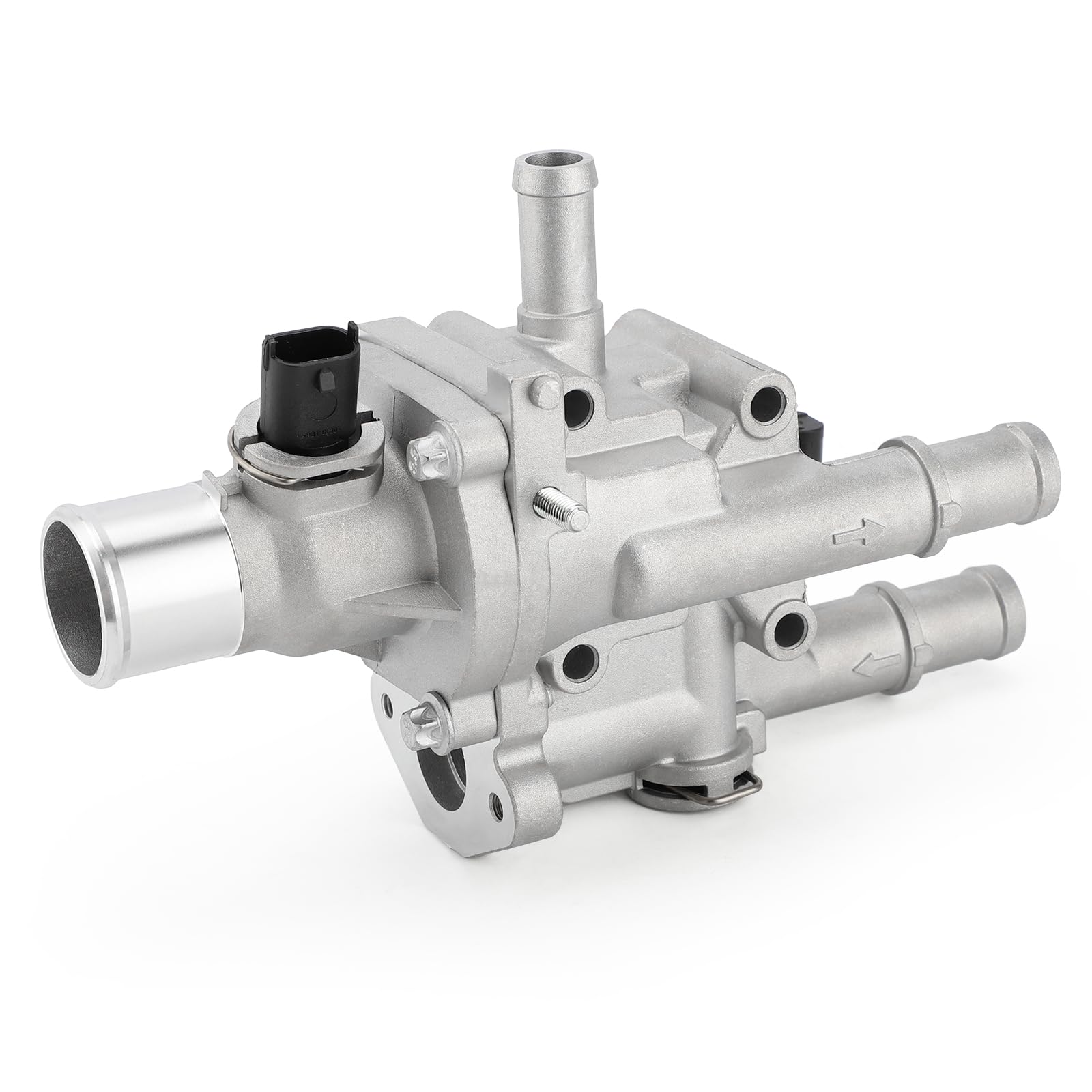 Upgrade Aluminium Thermostat Housing Assembly W/Sensors for Chevrolet Cruze 2011-2016 Cruze Limited 2016 Sonic 2012-2018 Trax 2013-2020 - Replaces 15-81816 902-033 25192228 55564890