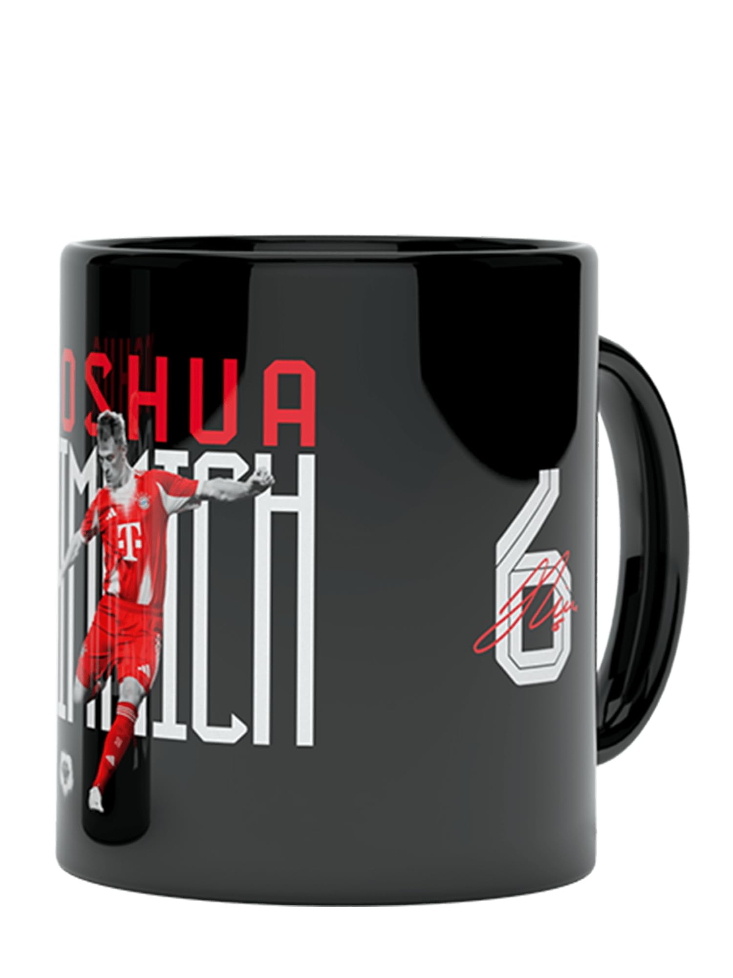 FC Bayern München Tasse Kimmich - Noir - 0,3 l - Tasse à café - Tasse à thé