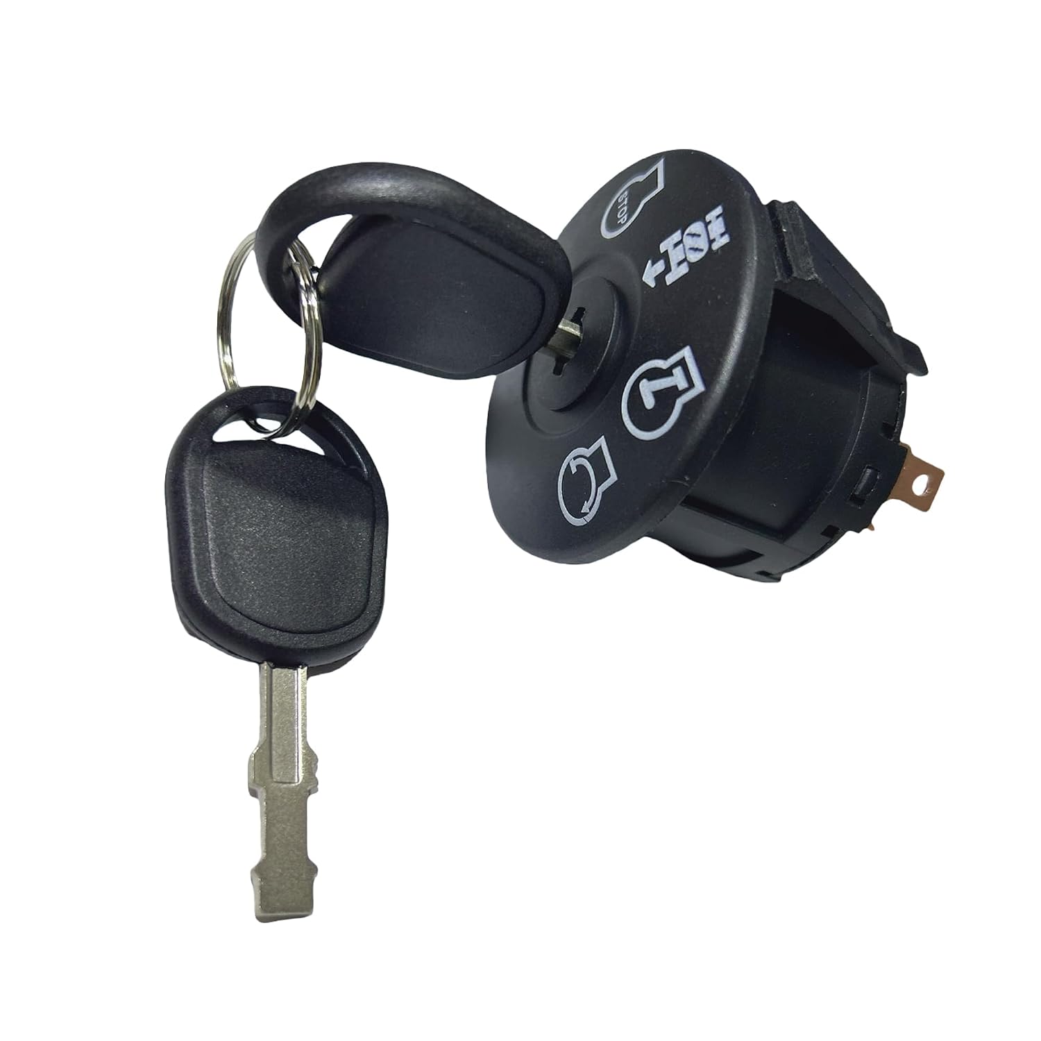 Ignition Starter Switch W/2 Keys 4 Position 7-Pin for John Deere Husqvarna Lawn Craftsman AYP Riding Mower Replace OE 532193350 193350 5252791