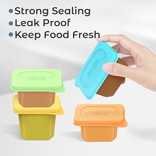 Miniatura 3 de Tapas de comida para bebés compatibles con contenedores de alimentos Gerber, tapas de silicona sin BPA para almacenamiento de alimentos para bebés,
