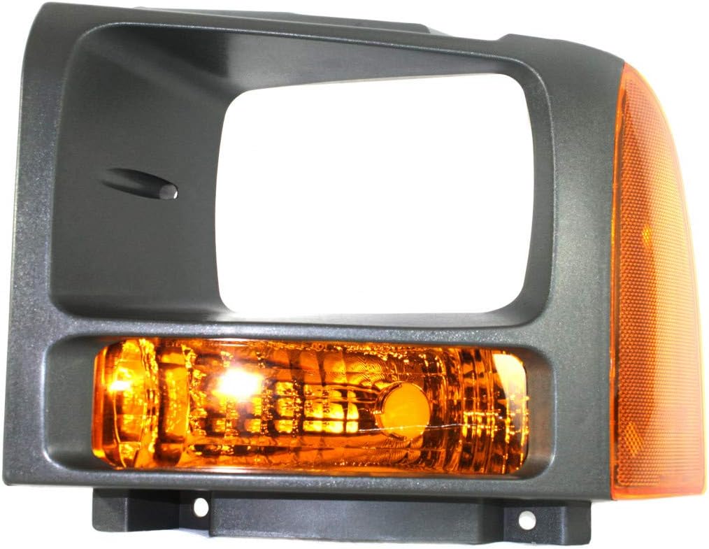 For Ford F-250 Super Duty Turn Signal/Parking Light Assembly Unit 2005 2006 2007 Driver Side | FO2526104 | 5C3Z 13201 AAA | 6C3Z13201AAA