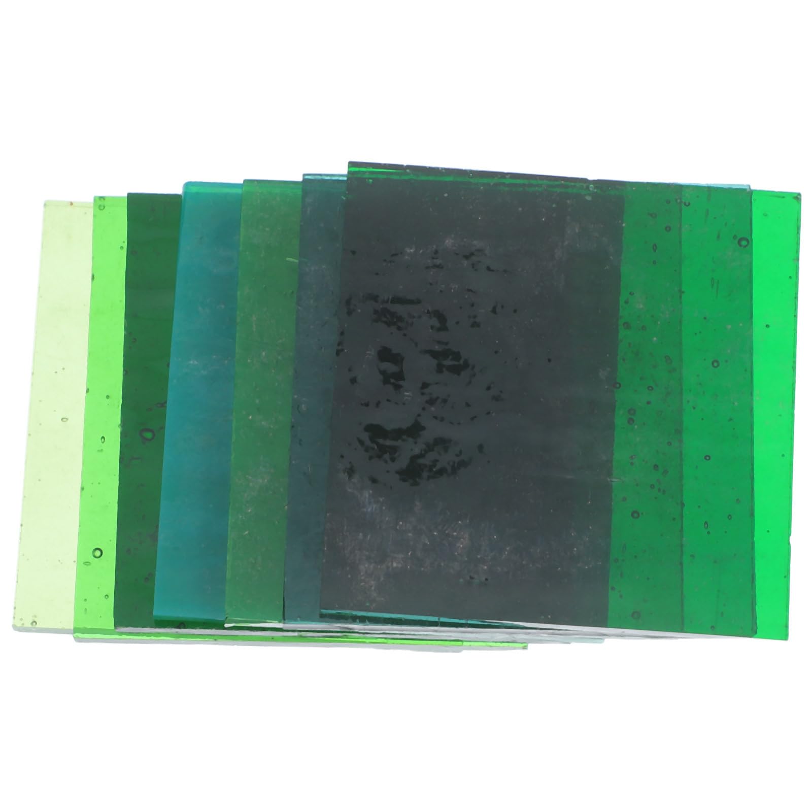 Verre fusible vert compatible four micro-ondes pour fusionner des bijoux