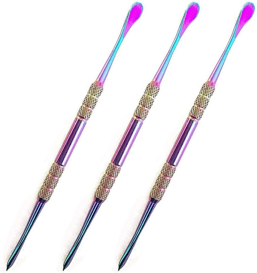 Lmbros Wax Carving Tool Rainbow Stainless Steel Tools for Major Key to Success (3pcs)