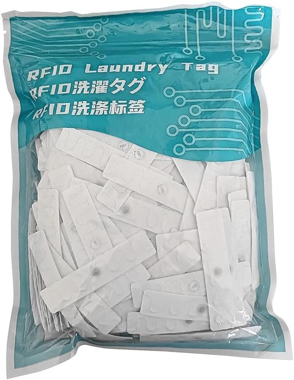 7015 Fabric Uhf RFID Laundry Tag 200+ Industry Wash - Pack of 500 Pcs