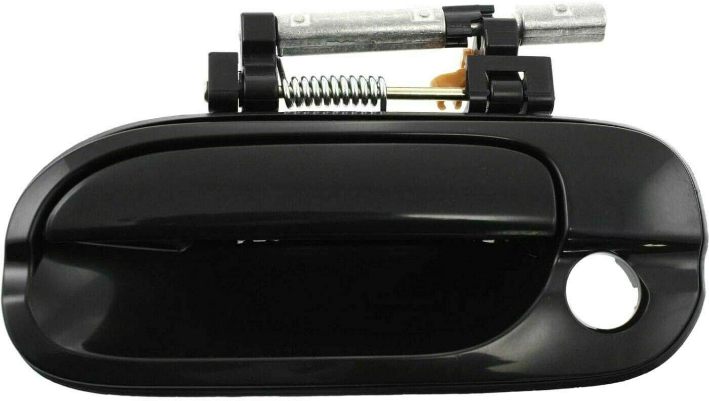 New Front Exterior Door Handle Primed Left Driver Side with Keyhole & Without Keyless Entry for 2000-2006 Nissan Sentra Direct Replacement 806076Z608-PFM 806076Z603