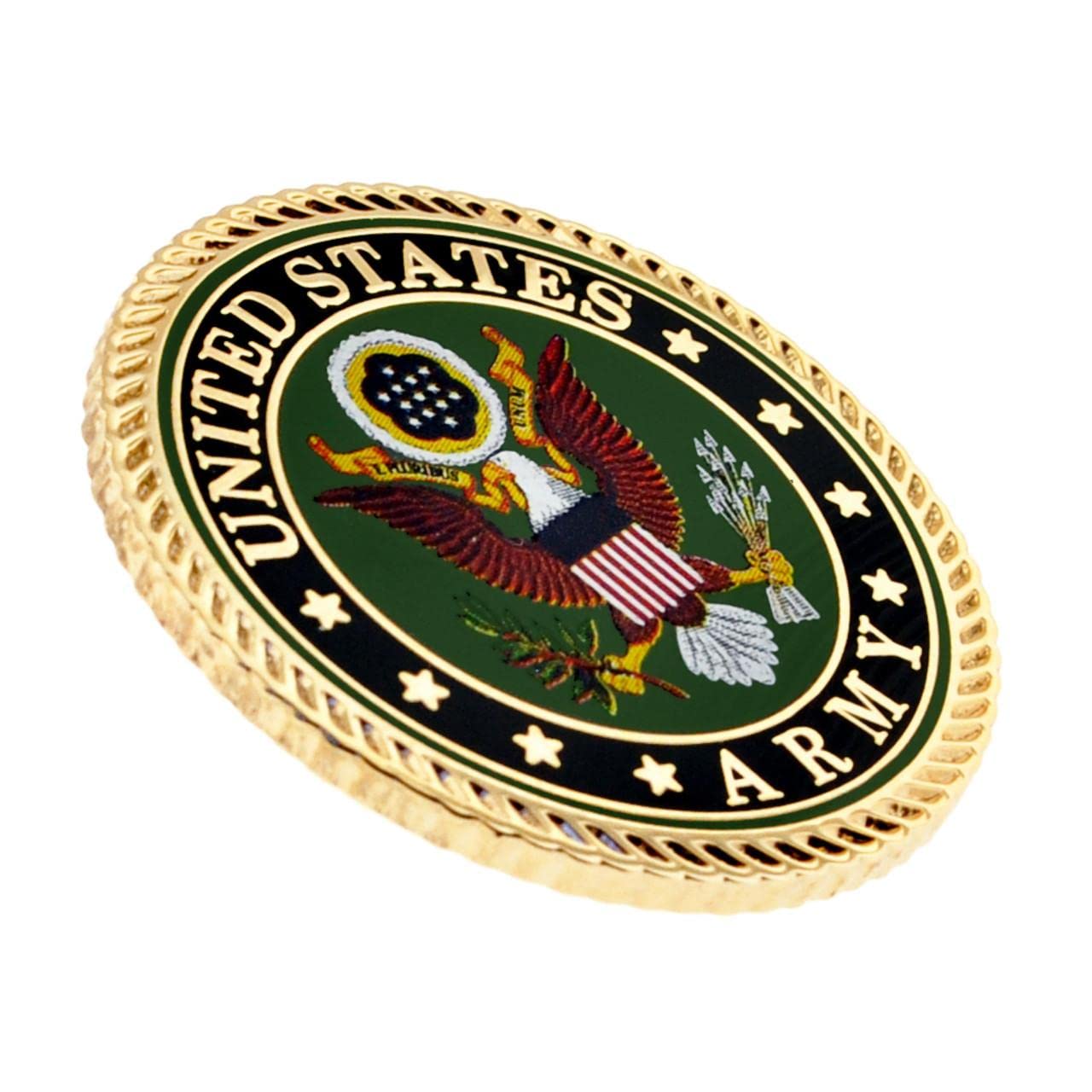 PinMart's Officially Licensed U.S. Army Cloisonné Lapel Pin - Lapel Pins for Men and Women - Great Gift for a Proud Veteran Ideal for Hats, Clothing, Lanyards & Keychains