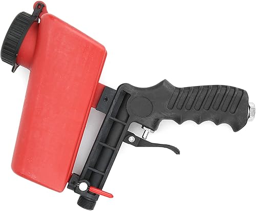 Miniatura 7 de Pistola de chorro de sable alimentada por aire, kit de pistola de arena neumática para todos los proyectos de voladura, elimina pintura, mancha,