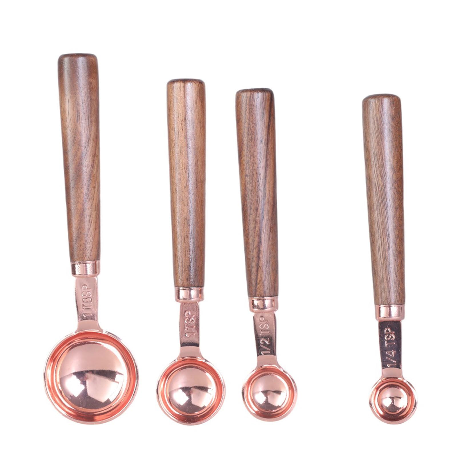 Lot de 8 cuillères à café en acier inoxydable - Cuillères à café - Petites cuillères en métal - Cuillères à mesurer - Ustensiles de cuisine