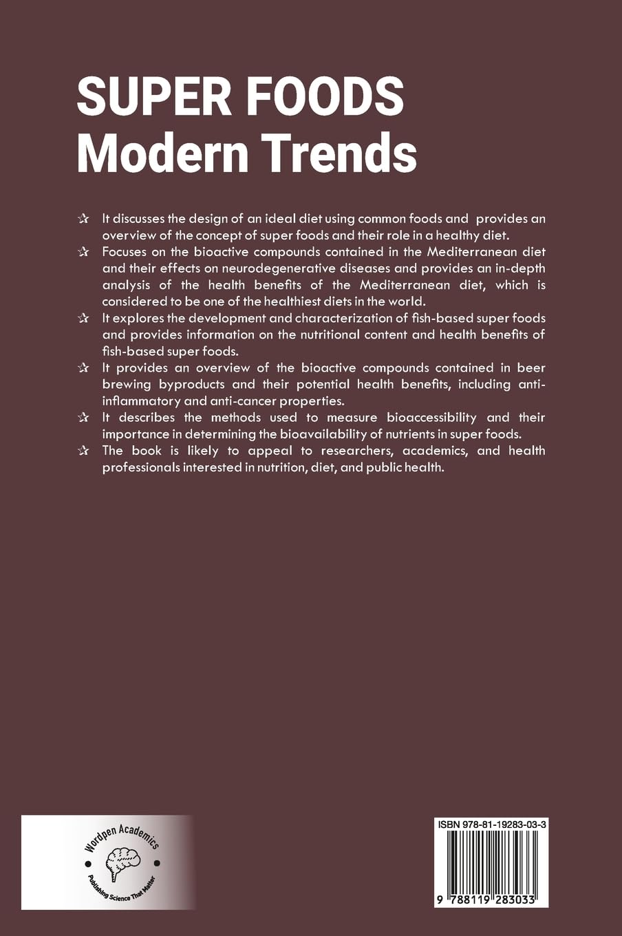 Superfoods: Modern Trends