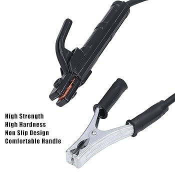 300A Welder Ground Cable Earth Clamp Set with 1.5m Cable for
