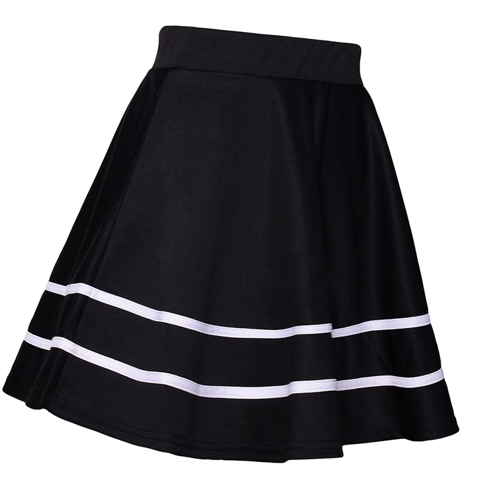 Jupe évasée blanche courte pour femme : la tenue tendance incontournable