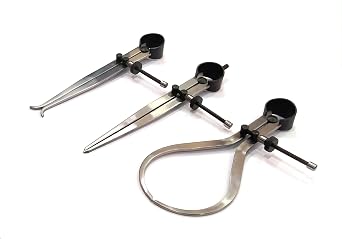 3 Pieces Spring Caliper Set - Inside, Outside & Divider 4 inch (100 mm)-Measuring Tool