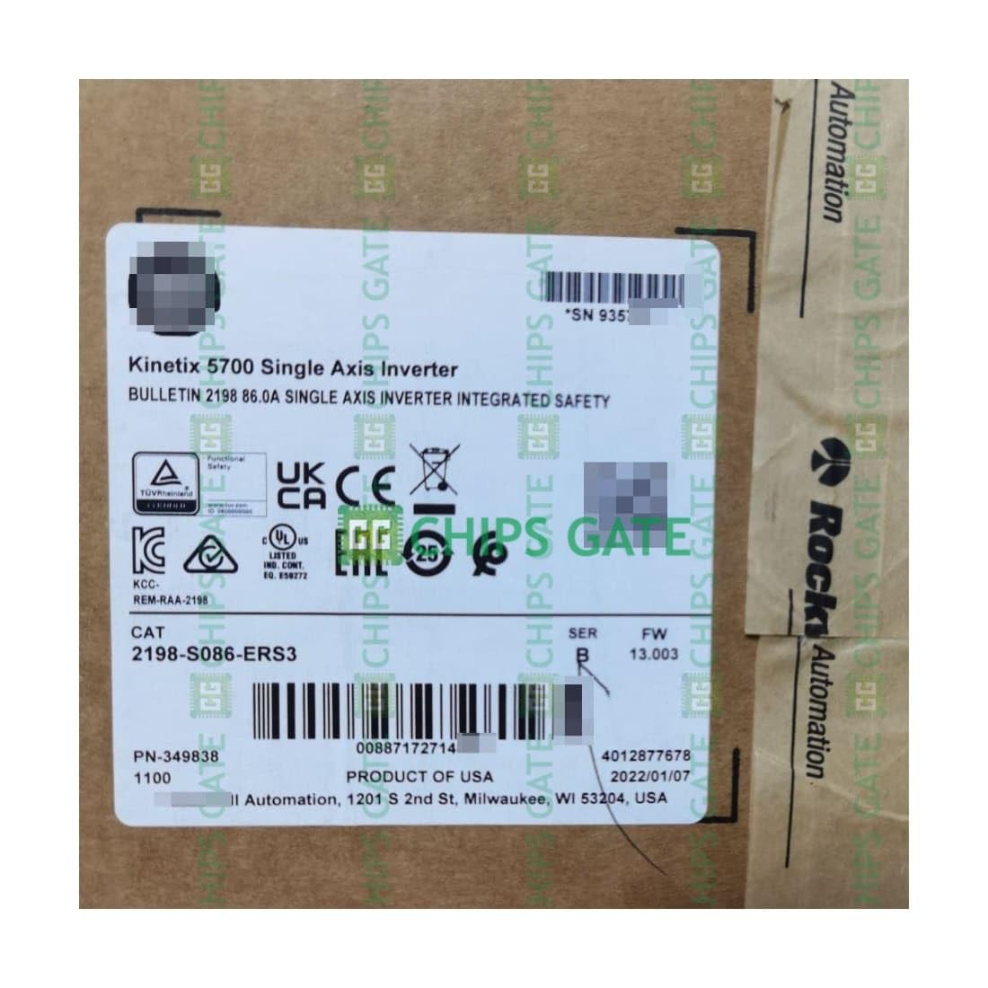 New in Box 2198S086ERS3 Industrial & Scientific