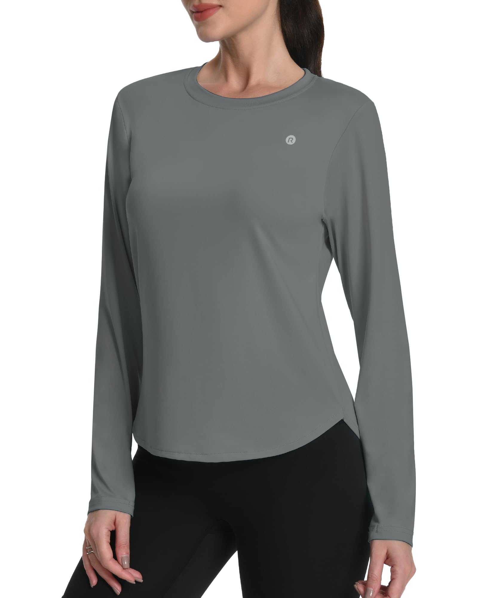 Runhit Women's Sun Shirt Long Sleeve UPF 50+ Sun Protection Lightweight Tops SPF Quick Dry Workout Hiking Rash Guard