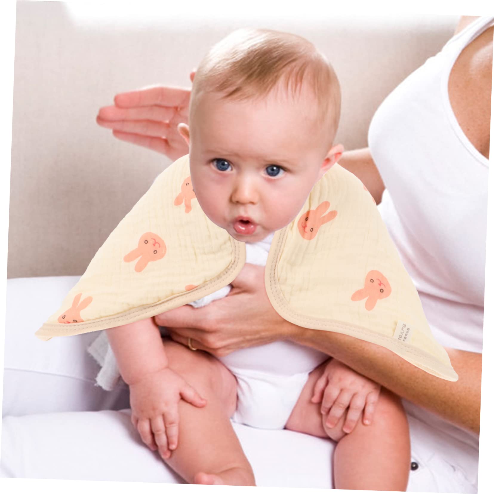 ibasenice 6stücke Spucktücher Aus Baumwolle Weiche Saugfähige Lätzchen Für Kleinkinder Wickelunterlage Für Teething Und Erbrechen Waschbar Wiederverwendbar Praktische Schulterpolster