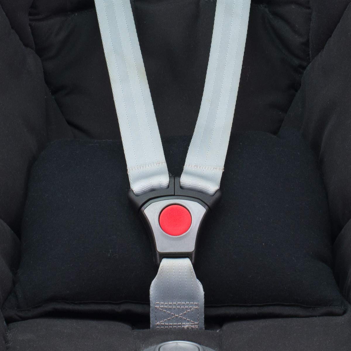 JYOKO Kids Cojín Soporte de Espalda para Reductor Antialérgico Universal Bebé 100% Algodón (Black Series)