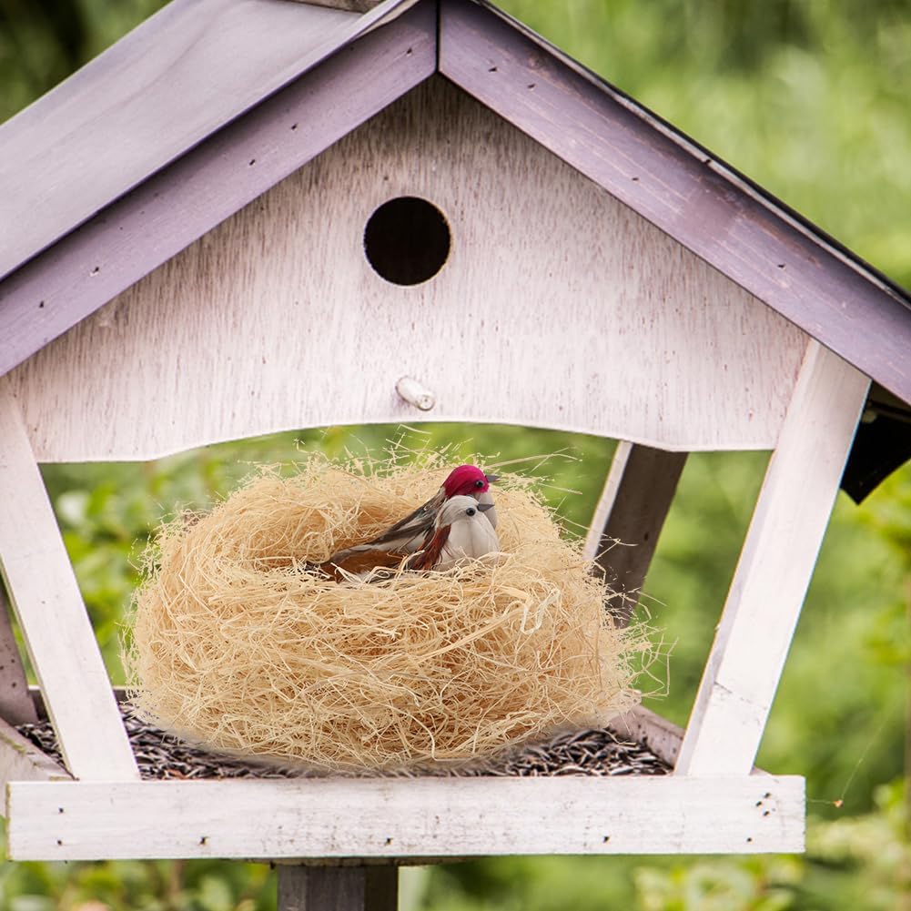 30g Raffia Grass Nesting Material, Lightweight Multipurpose Filling for Chicken Nests, Gift Boxes, Pet Bedding(as Shown) image 4
