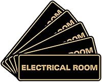 Vista 26 de All Quality Letrero eléctrico estándar para habitación, rojo, pequeño (paquete de 5)