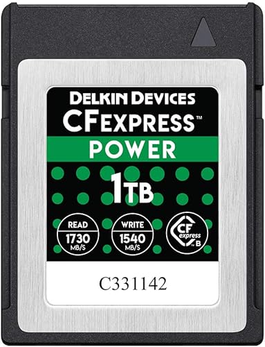 Delkin Devices Tarjeta de memoria 1TB POWER CFexpress tipo B (DCFX1-1TB) disponible en Yaxa El Salvador