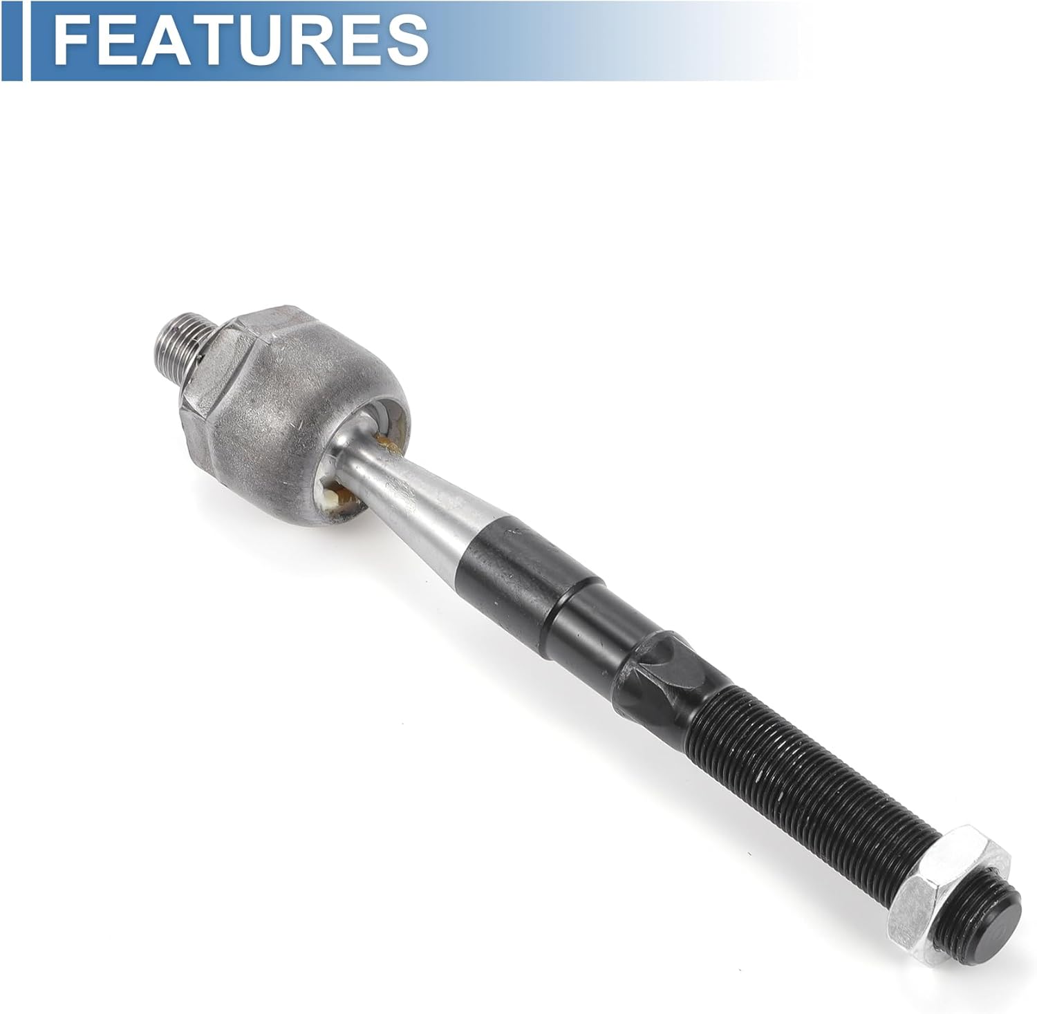 X AUTOHAUX 2pcs Front Inner Tie Rod Ends Kit Suspension Steering Tie Rod End for Jeep Grand Cherokee 2011-2015 for Dodge Durango 2011-2015 Drag Link No.EV800987