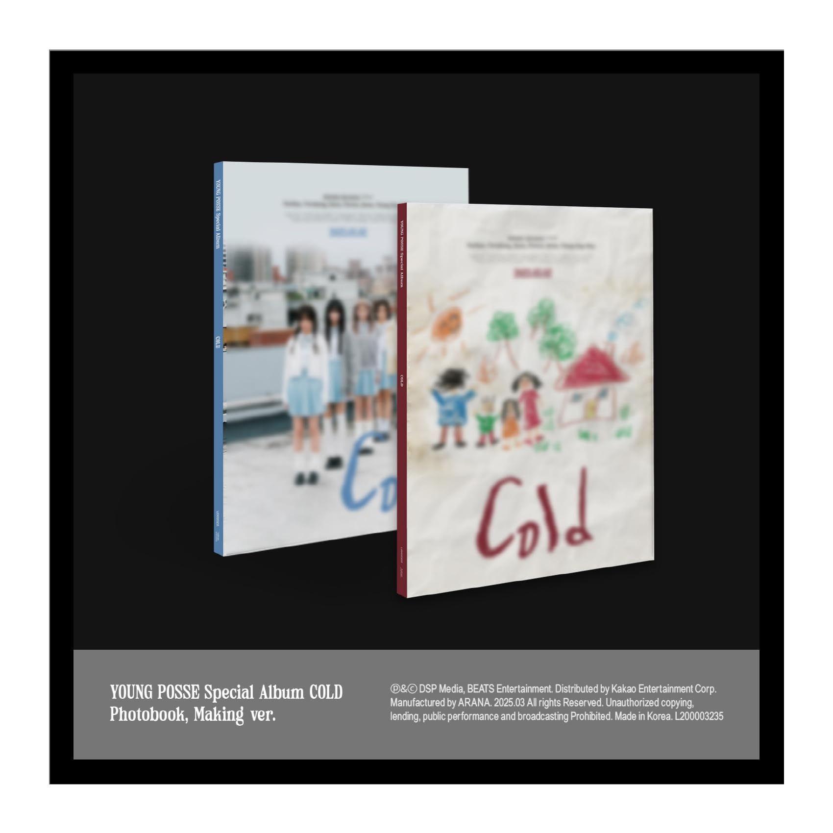 Album YOUNG POSSE COLD scellé pour enrichir votre collection de livres photo