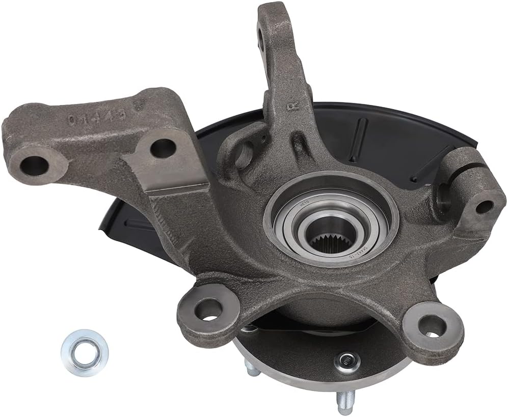 SCITOO Front Steering Knuckle and Hub Assembly 2005-2012 for Ford Escape, 2005-2006 2008-2011 for Mazda Tribute, 2005-2011 for Mercury Mariner LK015 698-405 for Left Driver Side