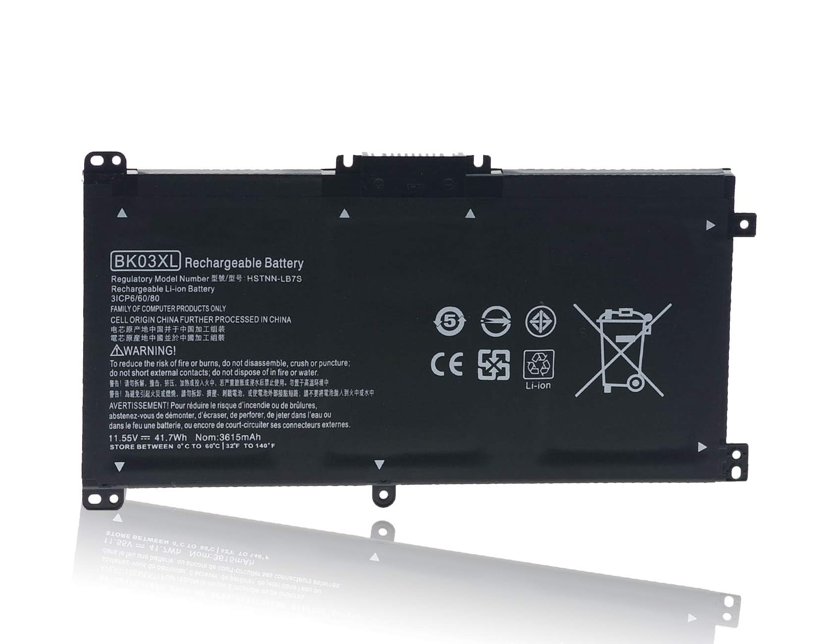 VUOHOEG BK03XL Laptop Battery for HP Pavilion X360 14 14m Series, 14-BA175NR 14-BA253CL 14-BA125CL 14M-BA013DX 14M-BA015DX 14M-BA114DX BA014DX BA114DX BK03041XL 916366-421 541 916811-855