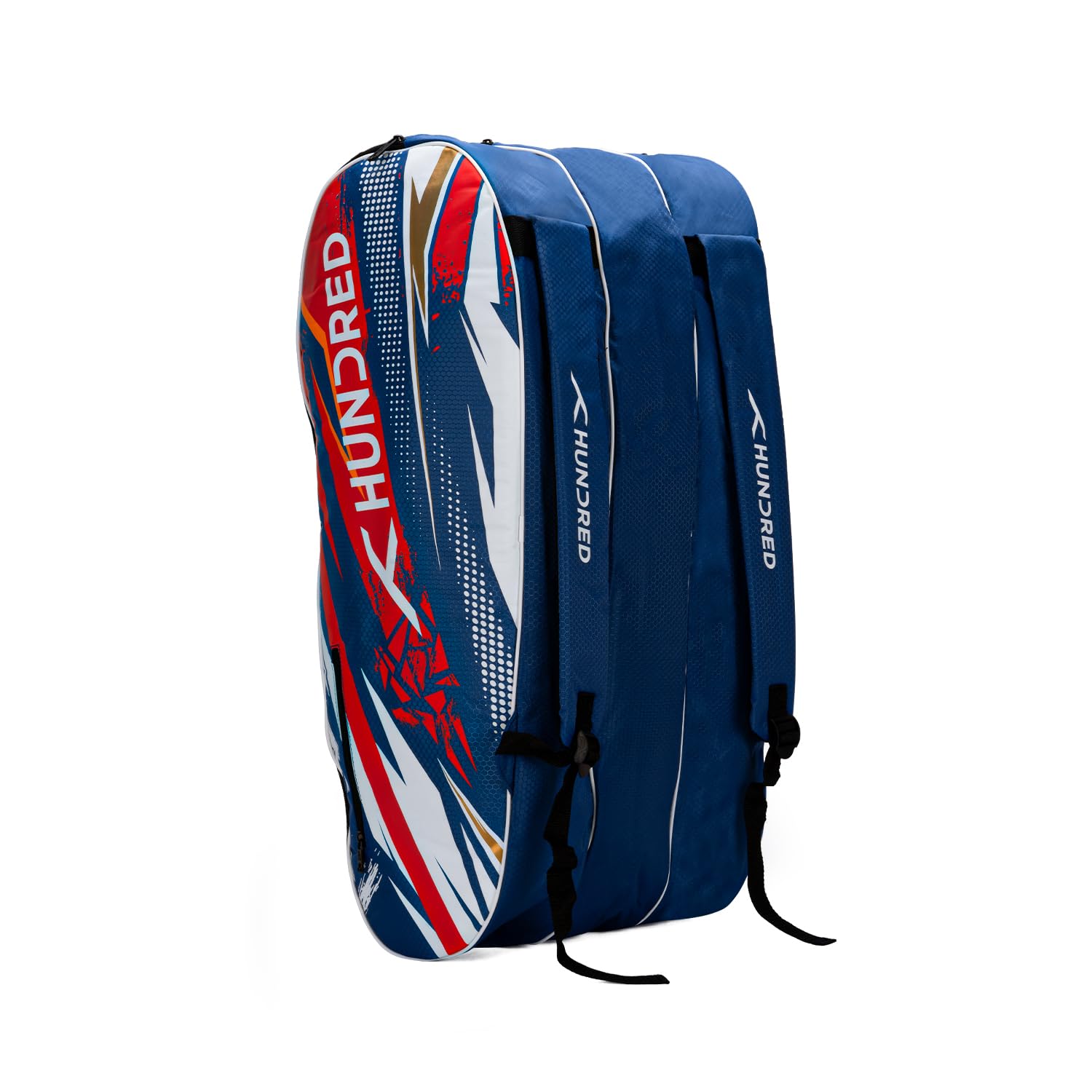 HUNDRED Polyester Levelup Kit Bag Double Compartment with Side Pouch (6In1) (Dust Blue)