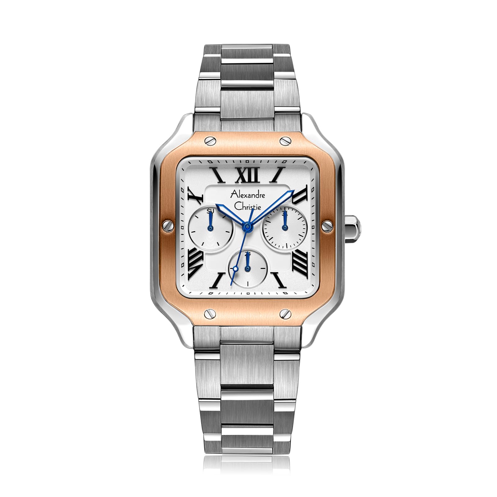 Alexandre Christie AC 2B18 BFB Multifunction Watch for Women - Silver Colorway (B0D8YH51M6) Amazon Price History, Amazon Price Tracker
