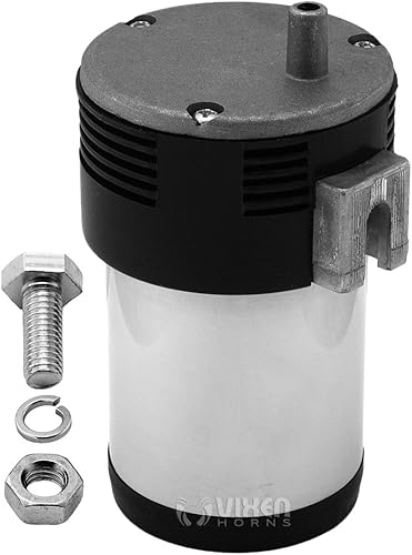 Vixen Horns Mini compresor de aire a bordo de 15 PSI. Reemplazo universal para camiónkit de bocina de tren de cochesistema de accionamiento directo.