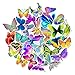 Graffiti Autocollant,Papillon Autocollant 50 PCS Étanche Stickers Vinyles pour Ordinateur Portable Enfants Voitures Moto Vélo Skateboard Bagages Bumper Stickers Hippie Autocollants